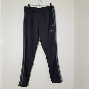 ADIDAS Fleece Fitted Training Pants Size Large